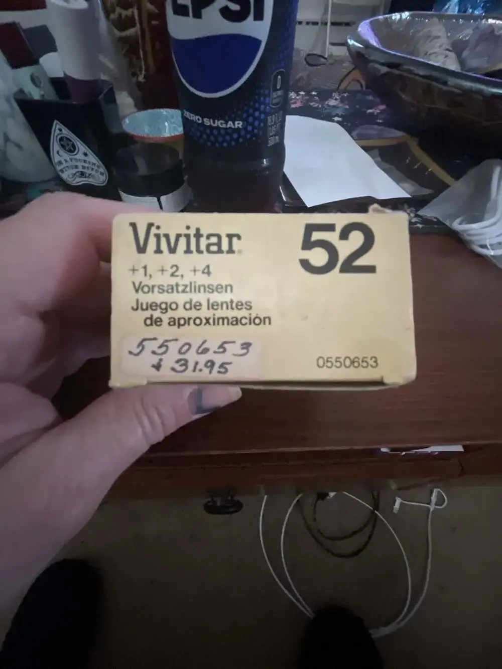 Vintage NOS Vivitar 52mm Close-Up Lens Set (+1, +2, +4) with Case and Box